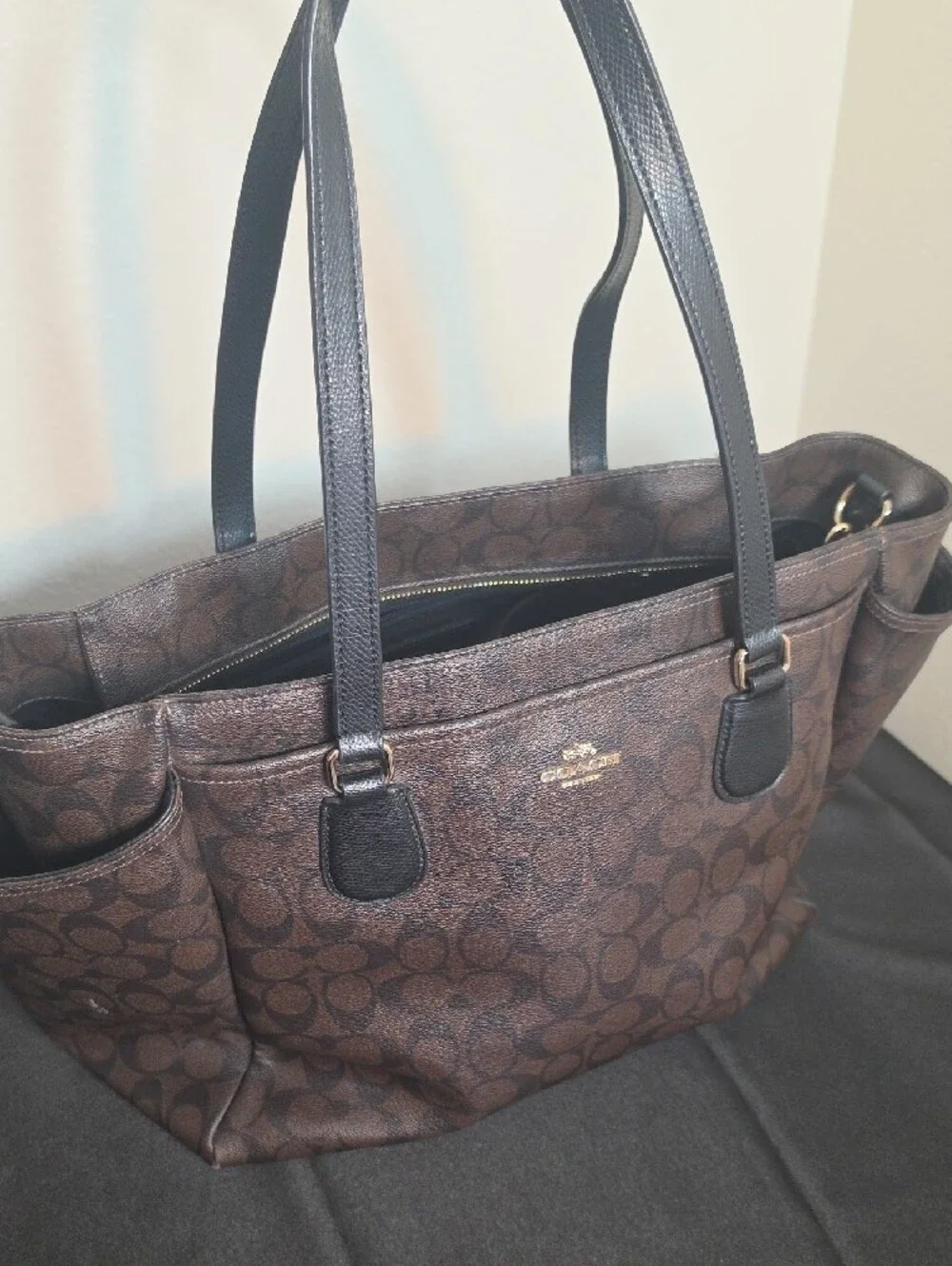 Coach baby bag